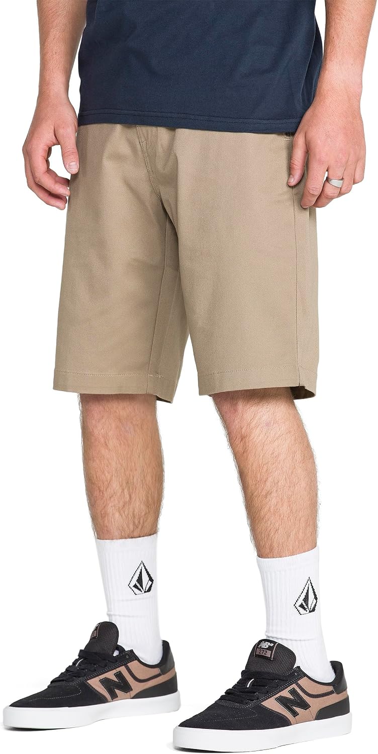 Volcom Men's Vmonty Stretch 22 Chino Shorts – Casual Everyday Wear, Relaxed Fit