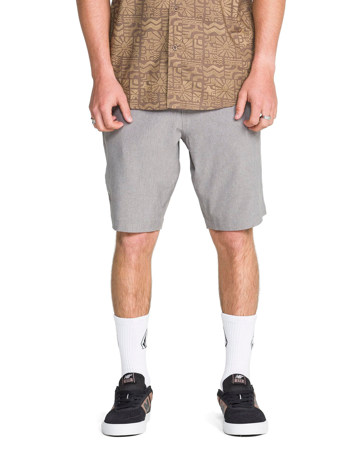 Volcom Men's Kerosene 21" Hybrid Chino Shorts Quick-Dry Stretch Fabric