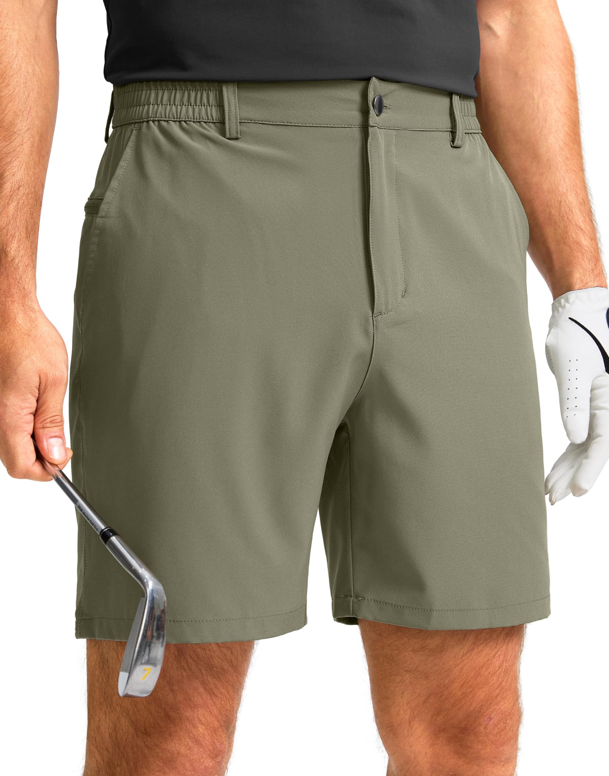 Men's Casual Shorts 7"/5"/9" Lightweight Golf Shorts for Men with 3 Pockets