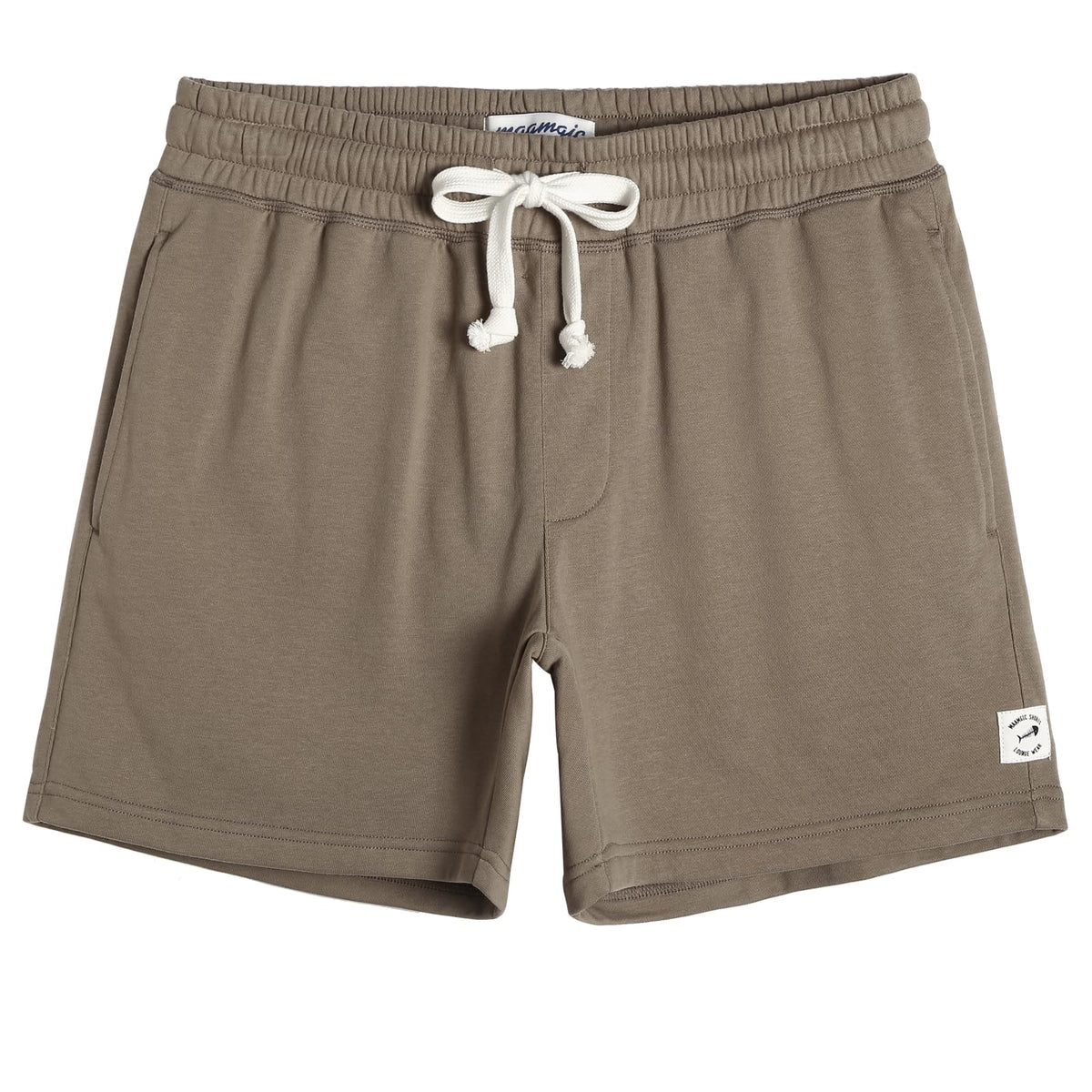 maamgic Mens Athletic Gym Shorts 5/7" Elastic Waist Casual Pajama Pocket Jogger Men Workout Short Pants