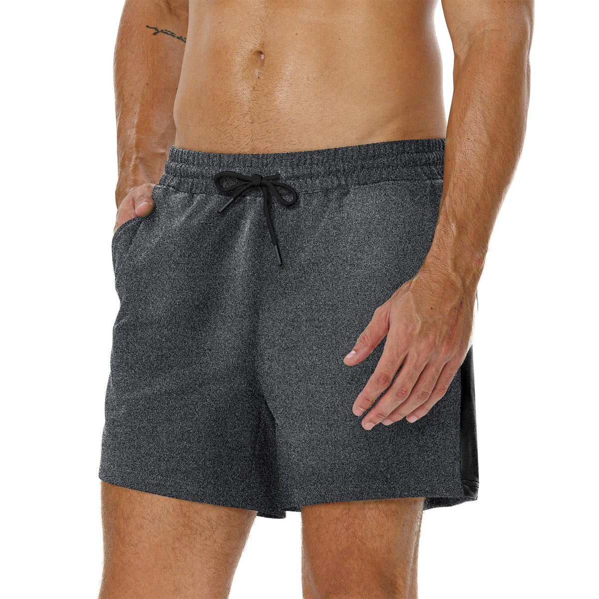 AIMPACT Men's Cotton Workout Shorts 5"/7" Sweat Athletic Gym with Pockets