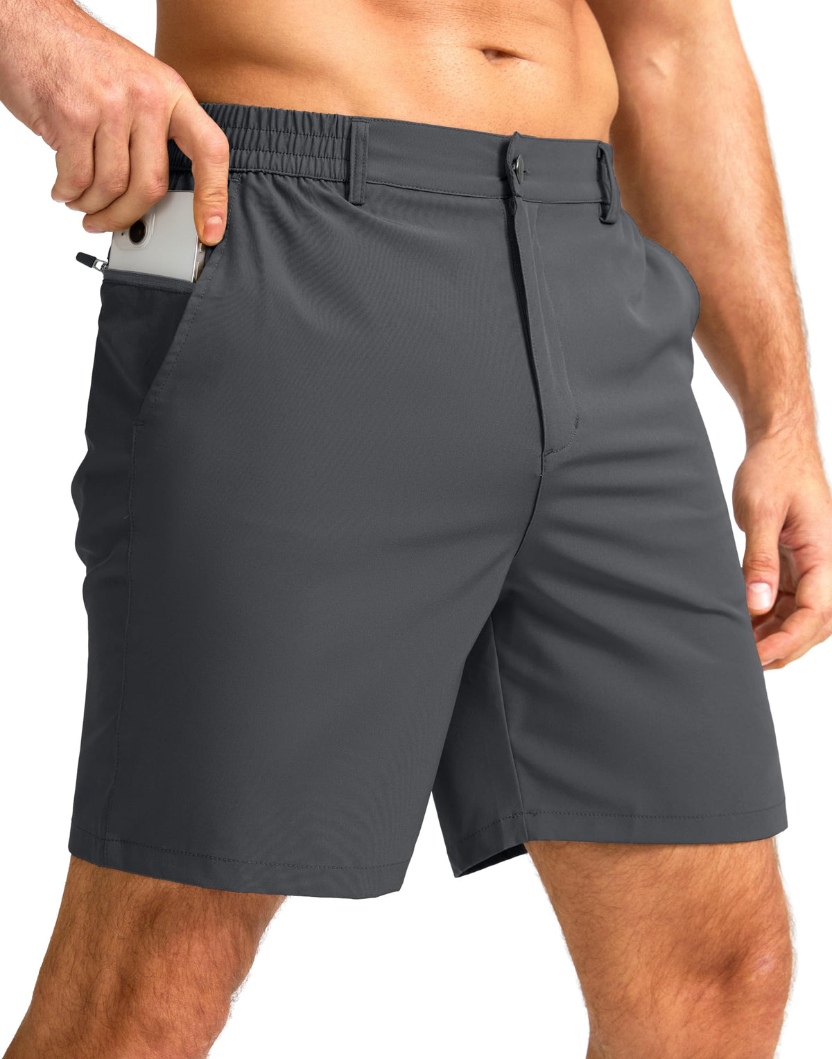 Men's Casual Shorts 7"/5"/9" Lightweight Golf Shorts for Men with 3 Pockets
