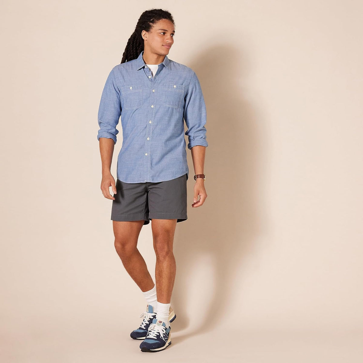 Amazon Essentials Men's Classic-Fit 7" Short Shorts