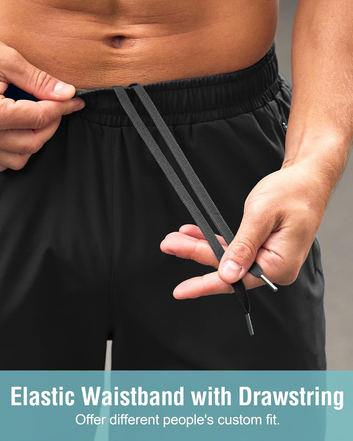 G Gradual Men's Athletic Running Shorts with 2 Zipper Pockets 7"/ 5"/ 9"