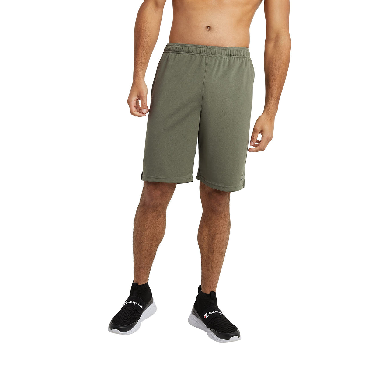 Champion Men's Sport Shorts, Standard Fit, 10 Inch Inseam, Lightweight Fabric, Moisture-Wicking