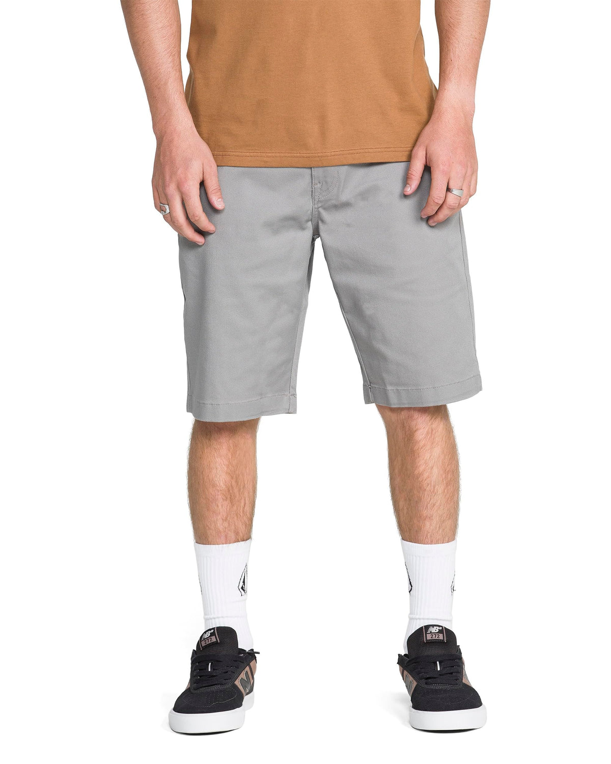 Volcom Men's Vmonty Stretch 22 Chino Shorts – Casual Everyday Wear, Relaxed Fit