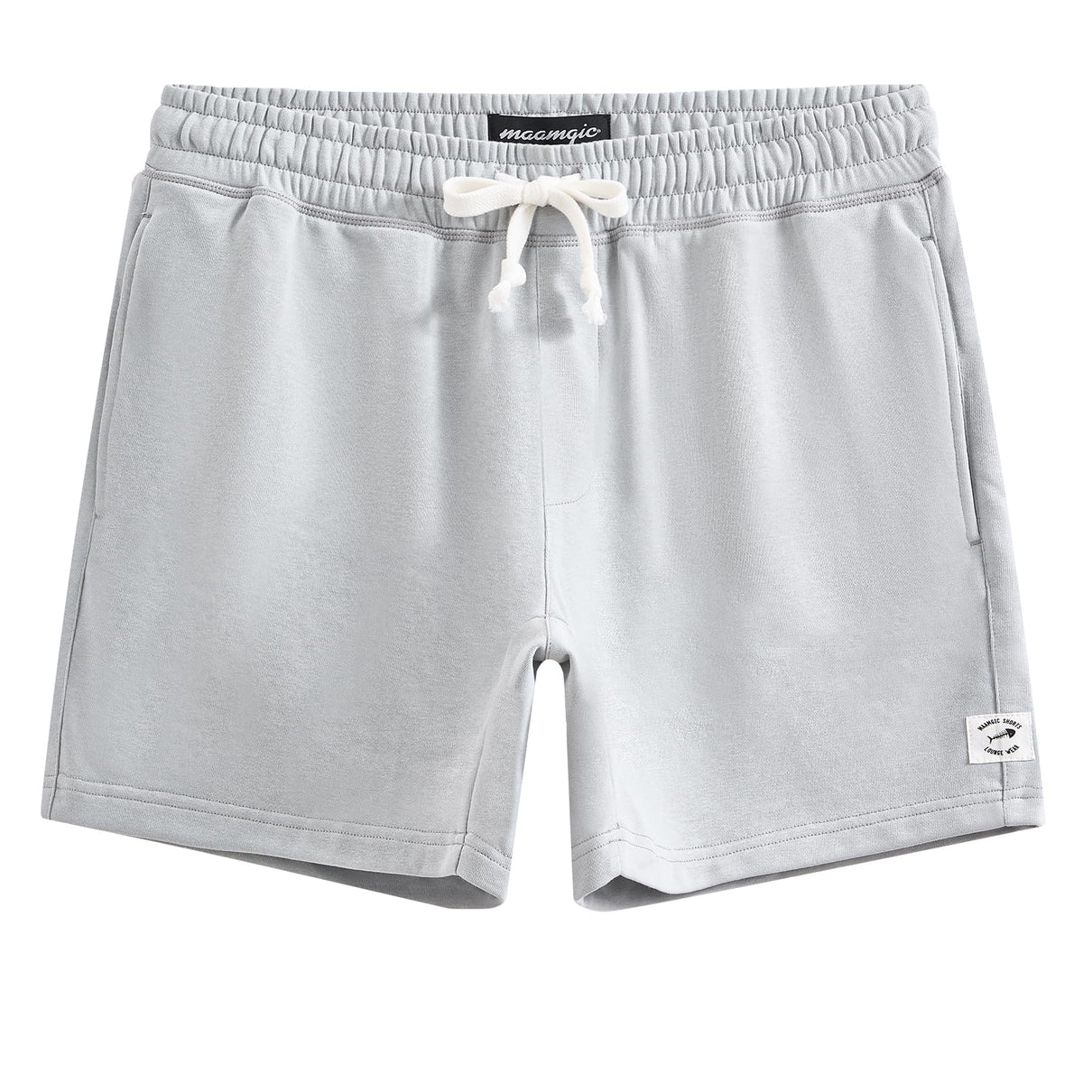 maamgic Mens Athletic Gym Shorts 5/7" Elastic Waist Casual Pajama Pocket Jogger Men Workout Short Pants