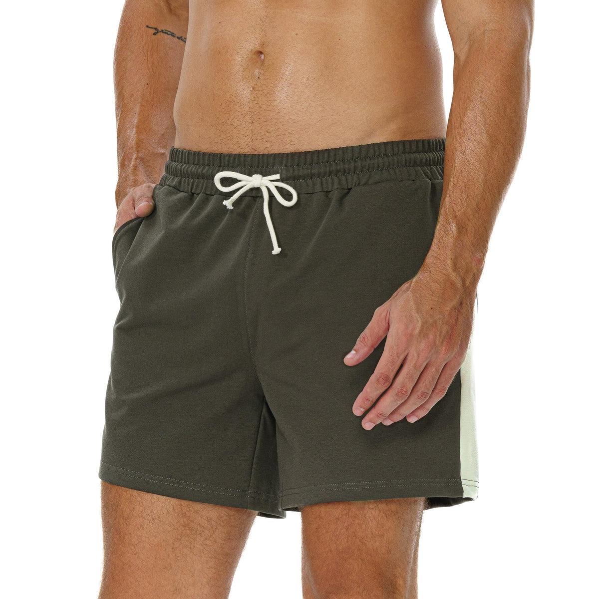 AIMPACT Men's Cotton Workout Shorts 5"/7" Sweat Athletic Gym with Pockets
