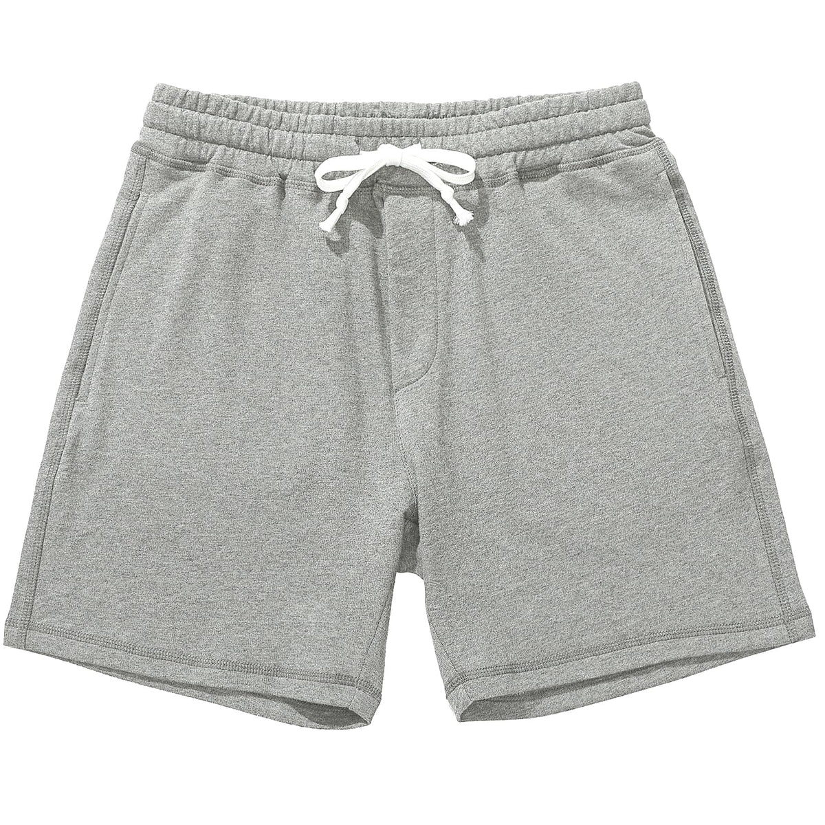 AMY COULEE Men's Cotton Sweat Shorts with Pockets, 5.5 Inch Inseam