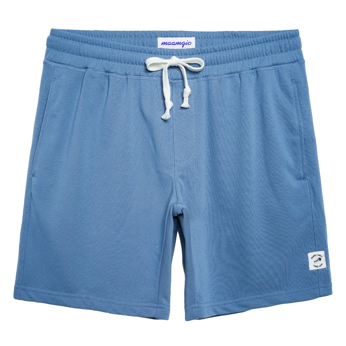 maamgic Mens Athletic Gym Shorts 5/7" Elastic Waist Casual Pajama Pocket Jogger Men Workout Short Pants