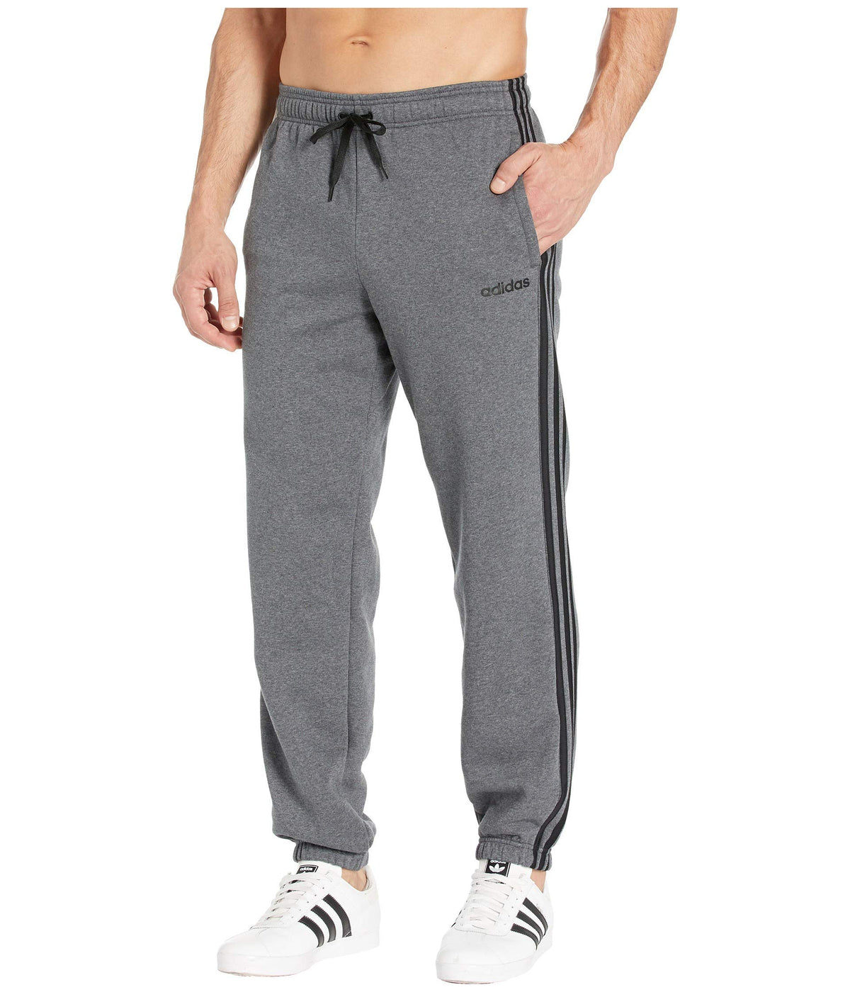 adidas Men's Essentials 3-Stripes Fleece Pants