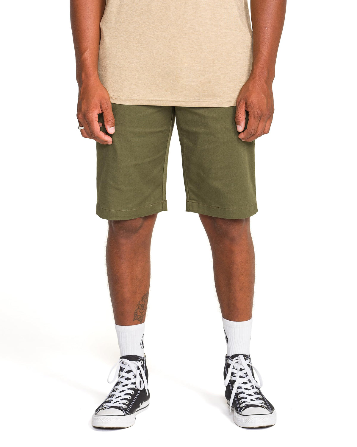 Volcom Men's Vmonty Stretch 22 Chino Shorts – Casual Everyday Wear, Relaxed Fit