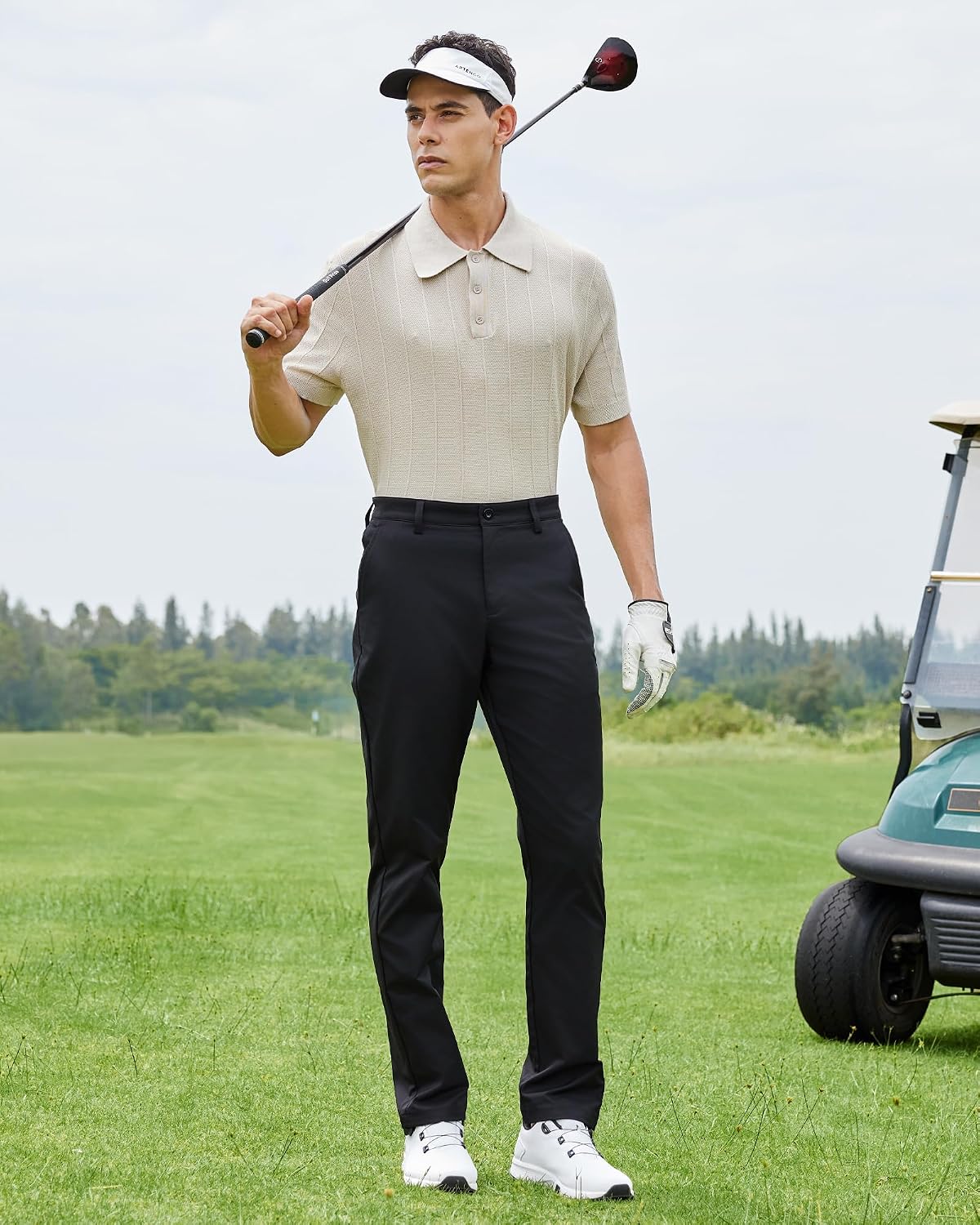 Men's Classic Fit Stretch Golf & Dress Work Pants 30''/32''/34''