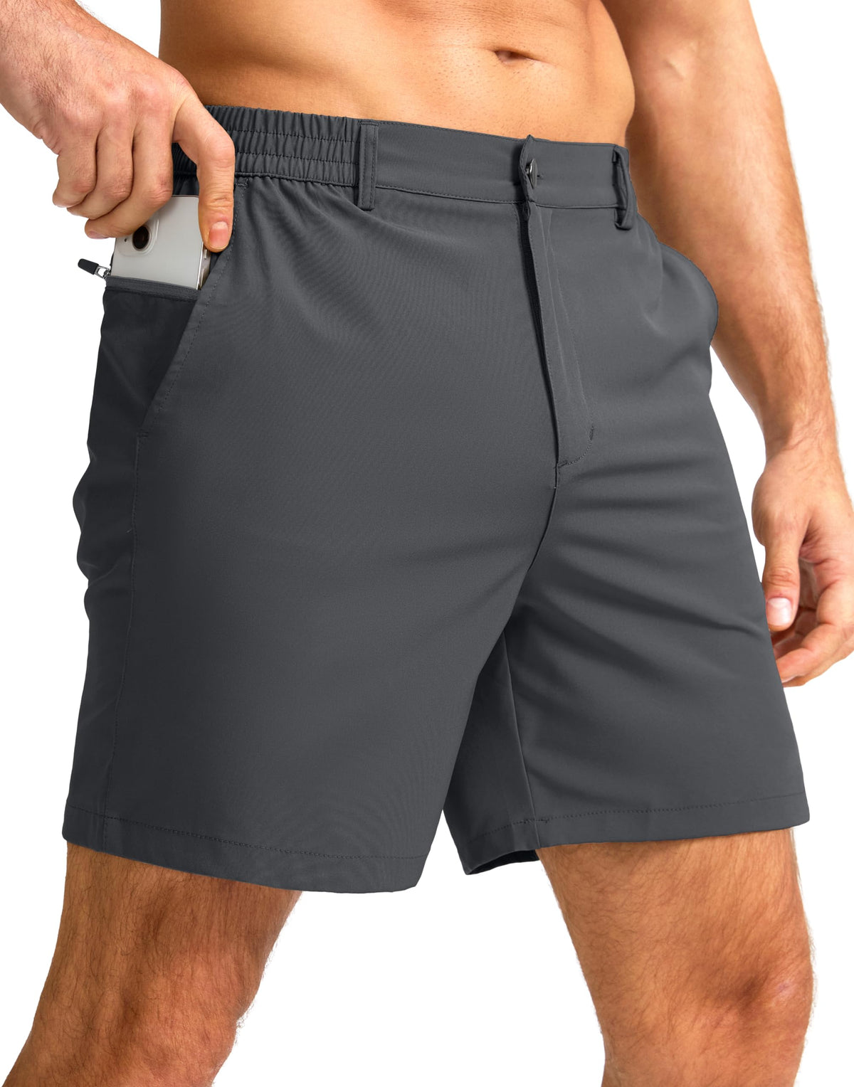 Men's Casual Shorts 7"/5"/9" Lightweight Golf Shorts for Men with 3 Pockets