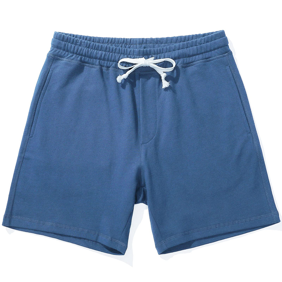 AMY COULEE Men's Cotton Sweat Shorts with Pockets, 5.5 Inch Inseam