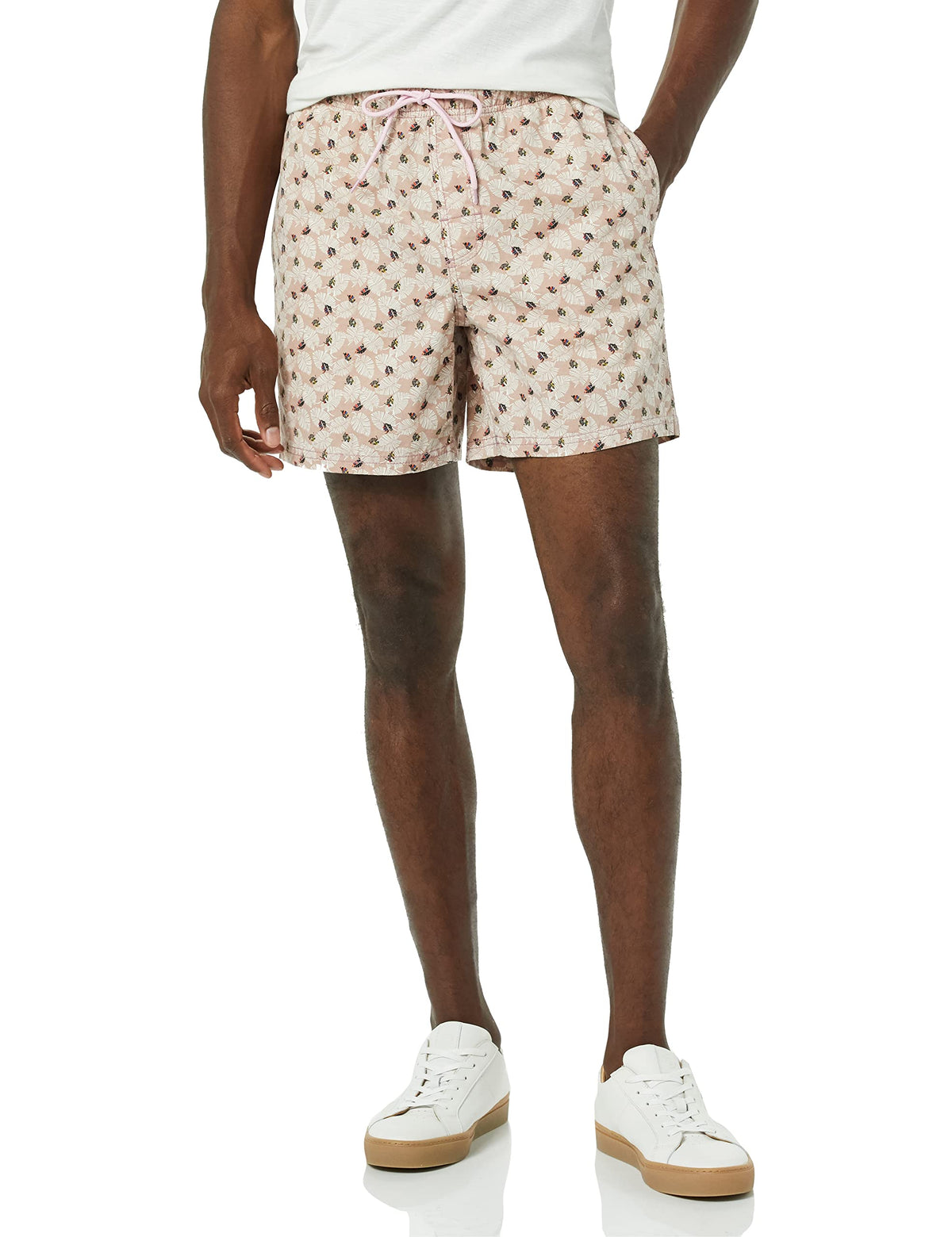 Amazon Essentials Men's 6" Inseam Regular Fit Drawstring Shorts with Elastic Waist and Pockets