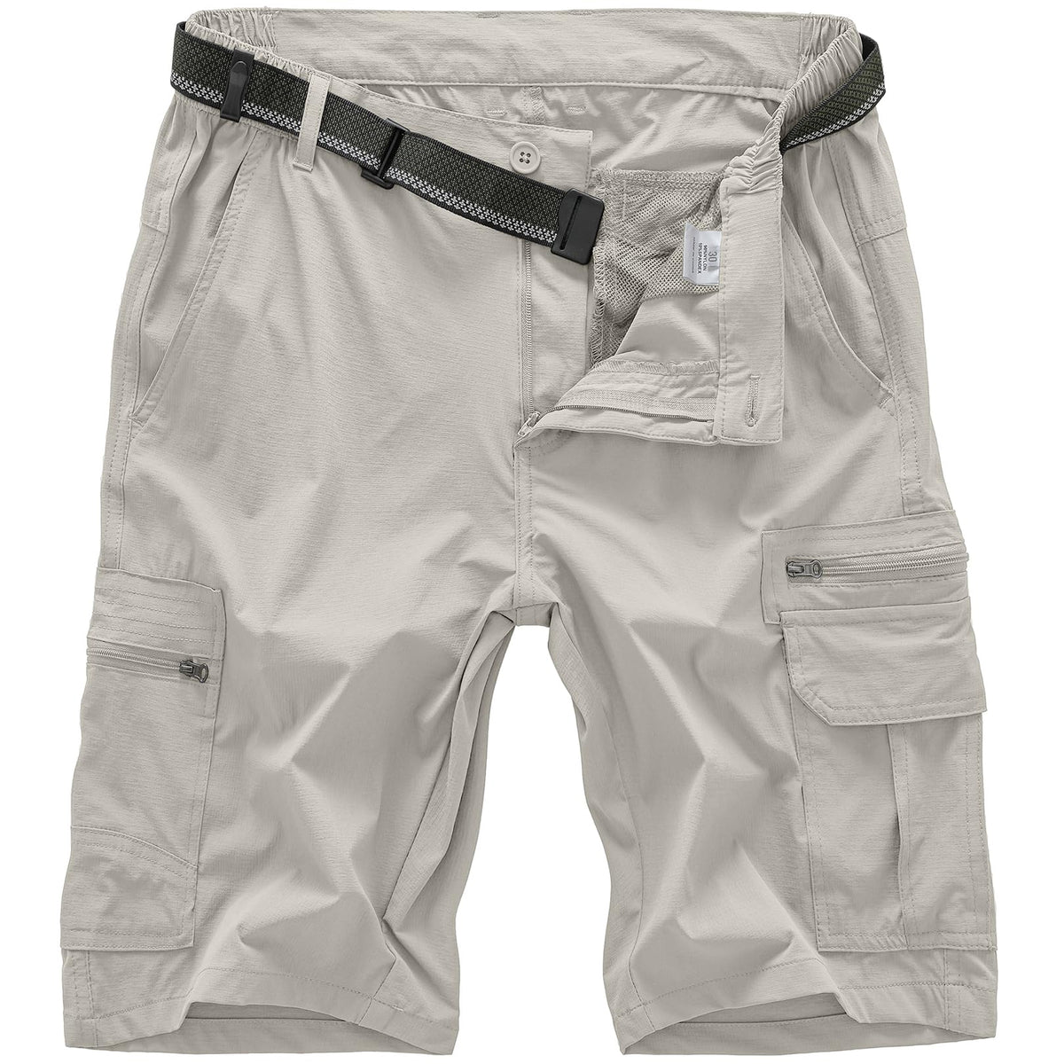 Jessie Kidden Mens Cargo Shorts Expandable Waist Quick Dry Hiking Shorts