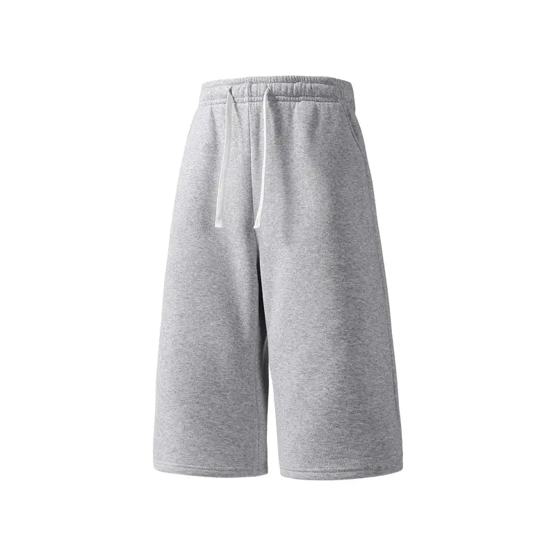 Men's 3-Pack Baggy Oversized Knee-Length Loose Drawstring Casual Long Shorts, Urban Street Fashion Menswear Bottoms