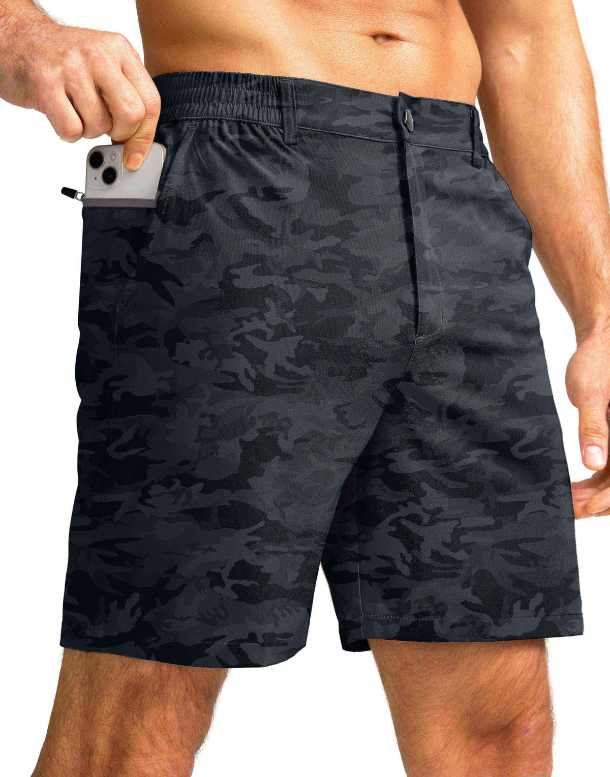 Men's Casual Shorts 7"/5"/9" Lightweight Golf Shorts for Men with 3 Pockets