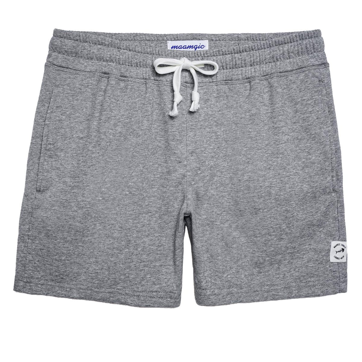 maamgic Mens Athletic Gym Shorts 5/7" Elastic Waist Casual Pajama Pocket Jogger Men Workout Short Pants
