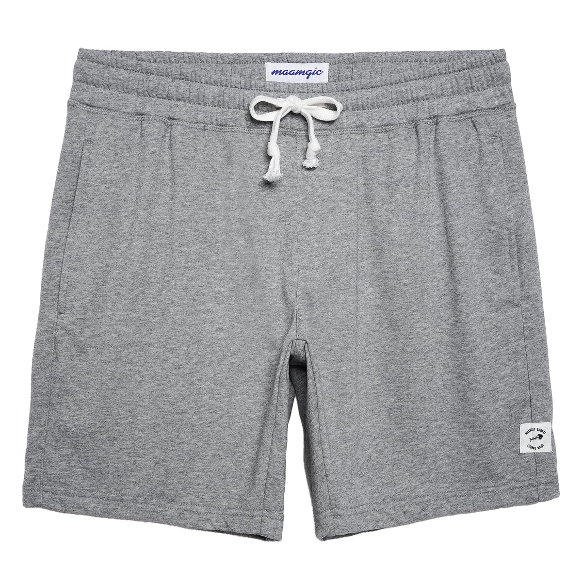 maamgic Mens Athletic Gym Shorts 5/7" Elastic Waist Casual Pajama Pocket Jogger Men Workout Short Pants